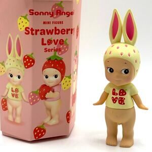 Authentic Sonny Angel Rabbit Mini Figure, Strawberry Love Series, Open Box - NEW